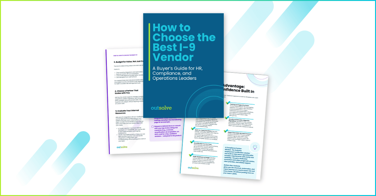 Features to Look for in an I-9 Vendor