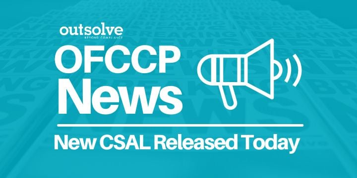 OFCCP 2023 CSAL Released Today