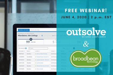 OutSolve to Host Free Webinar – How to Comply with OFCCP Mandatory Job Listing Requirements