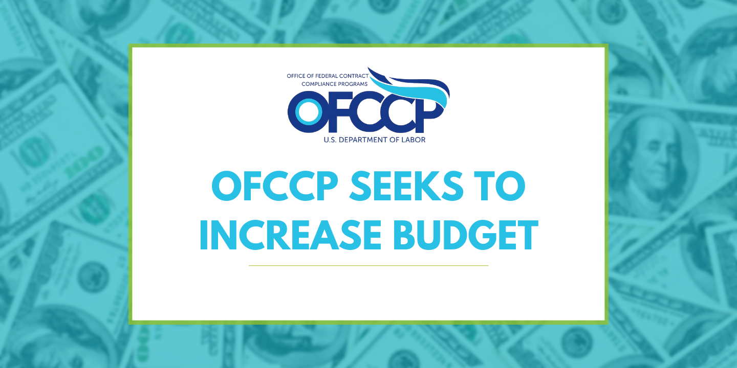 OFCCP Budget Increase for FY2023