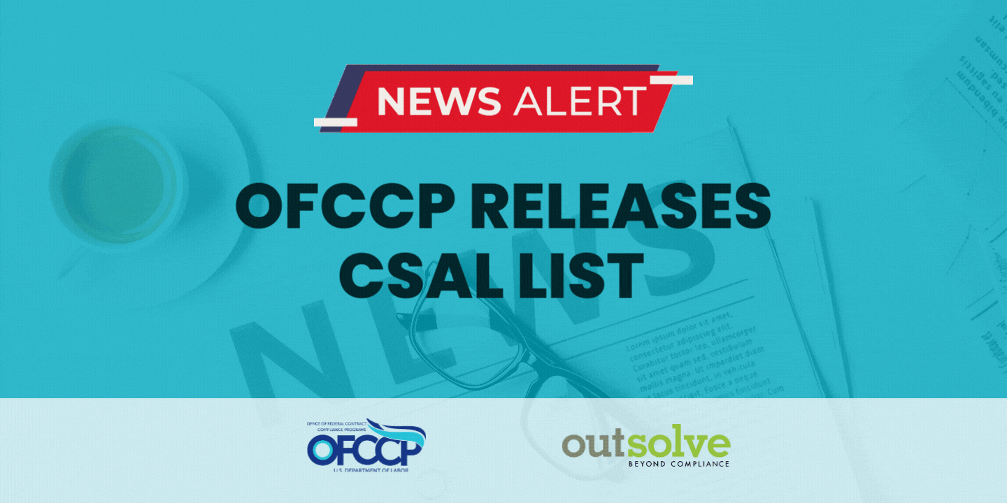 OFCCP Releases 2022 CSAL List