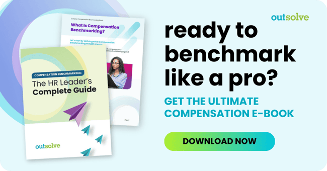thumbnails of the Compensation Benchmarking eBook, with a download button.