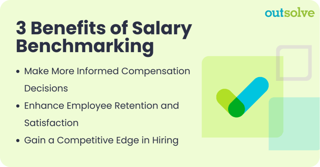 bullet points to reinforce the content and an abstract shape with a check mark inside
