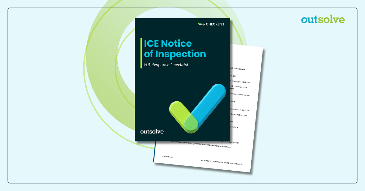 ICE Notice of Inspection: HR Response Checklist