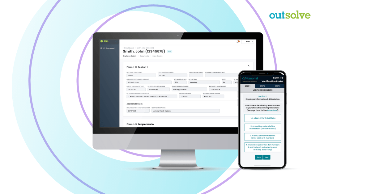 OutSolve Launches I-9 Employment Verification Solution