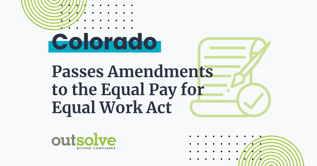 CO passes amendments to the Equal Pay for Equal Work Act