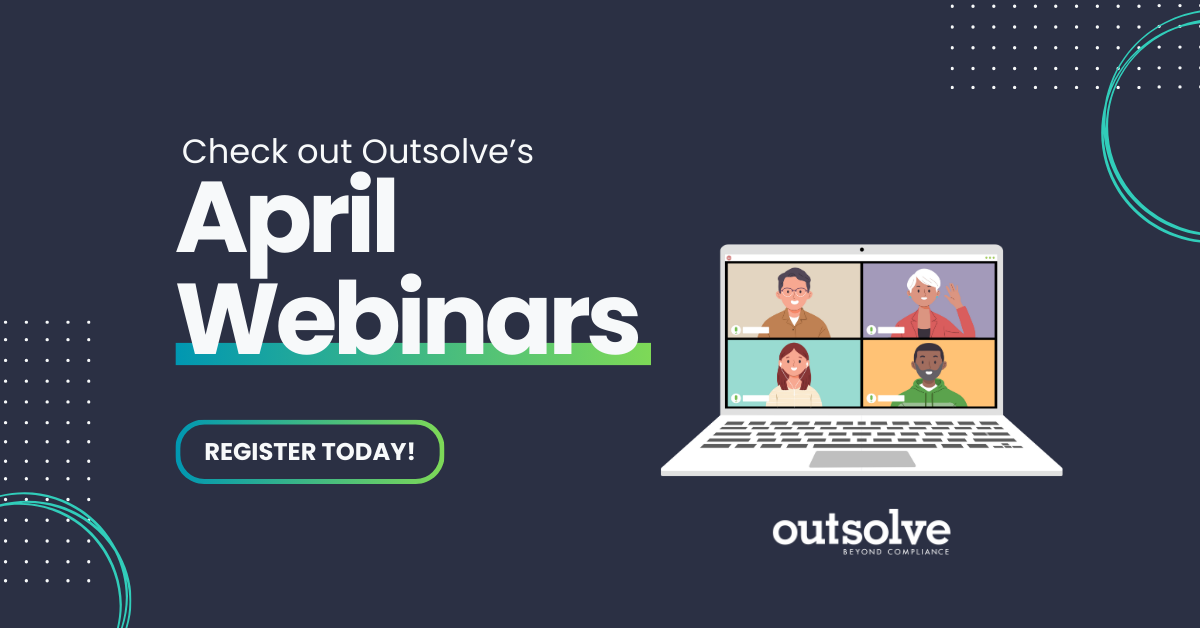 April Webinars