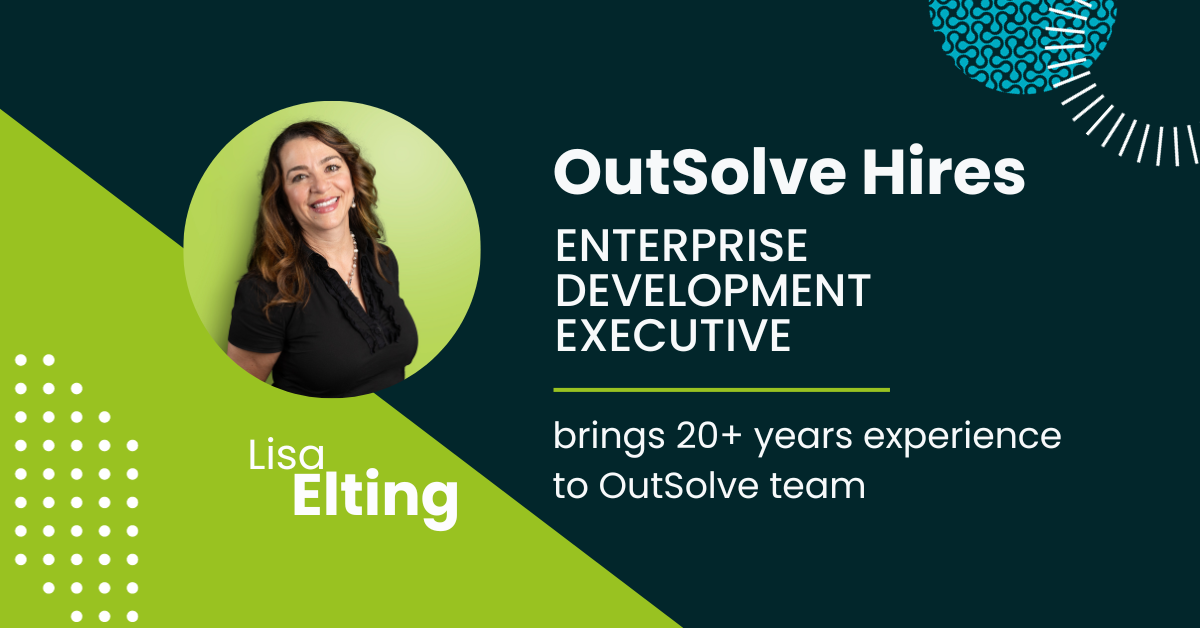 OutSolve Hires Lisa Elting to Lead Enterprise Sales & Business Development